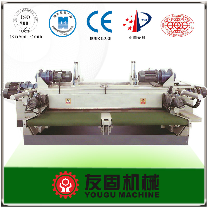 8 feet heavy duty face and core veneer peeling machine