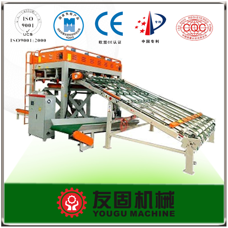 vacuum veneer stacker machine